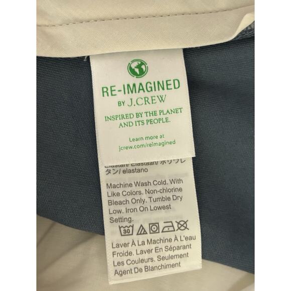 NWT J.Crew Mens Pants Slim Fit Flex Chino 29X32 Blue Classic Preppy - Picture 8 of 12